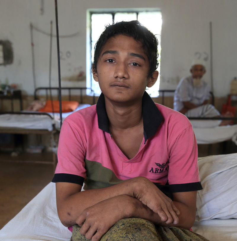 Anik, a patient at DBLM Hospital in Bangladesh