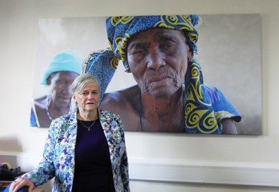Ann Widdecombe visits the Peterborough office in 2014.jpg