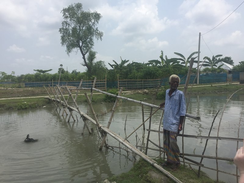 Bisawit Ray, 68, was treated for leprosy in 2021 and has been left disabled by the disease. He has been supported by The Leprosy Mission with ducklings, chickens, crabs and shrimps.jpg