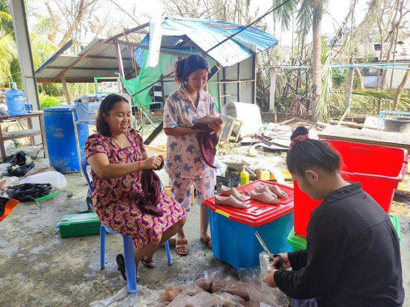 Yan Aung Ko Ko, team leader at Sittwe Orthopaedic Workshop