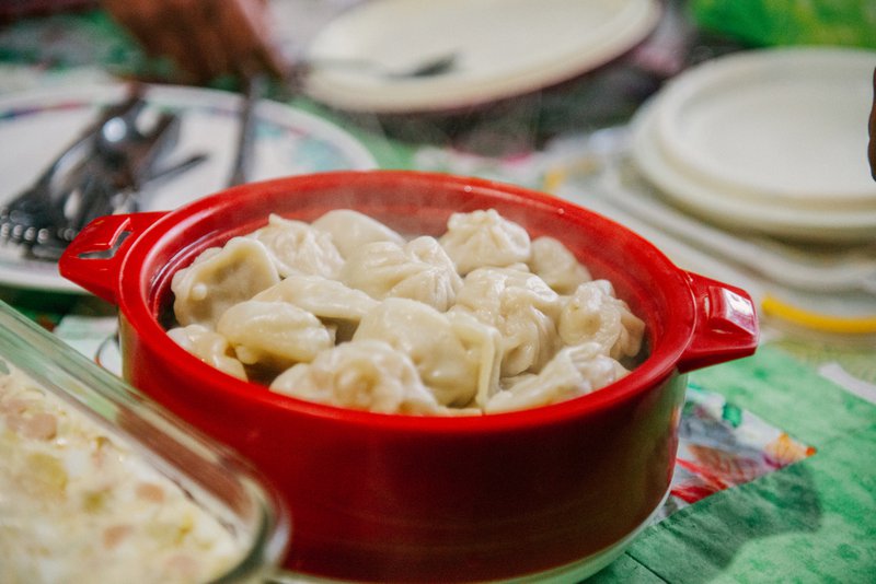 Cooked momos