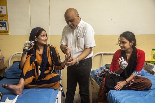 Dr Premal Das, who heads up The Leprosy Mission’s work in India, follows up on two surgery patients