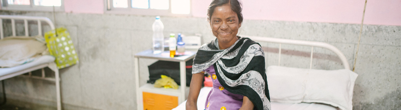 Young woman in India