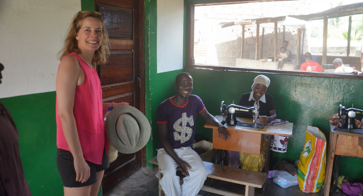 Darcey Bussell visits the ALEMO centre in Mozambique