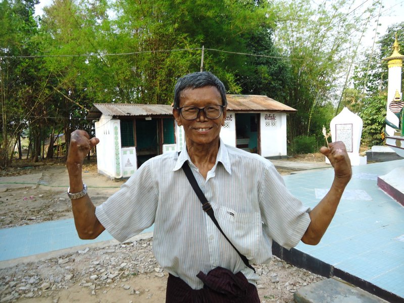 U Soe Win, now an advocate and campaigner for the rights of people affected by leprosy.