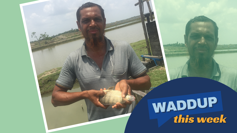 Rezaul’s saltwater fish farming has given him a new lease of life after leprosy